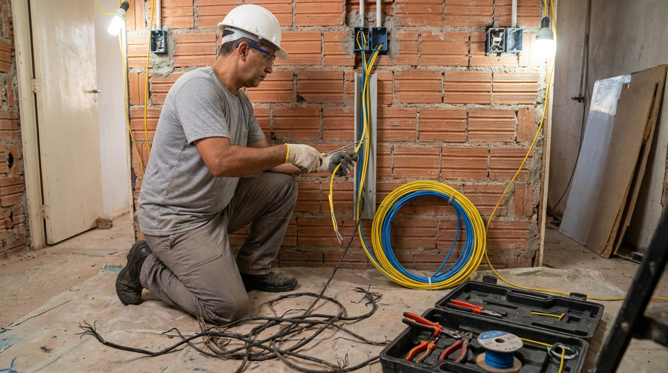 Adequação de Fiação em Gravataí‑RS