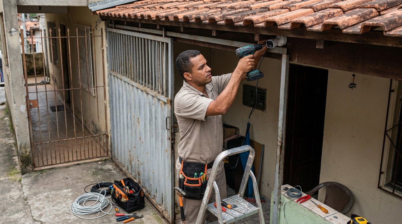 Instalação de Câmera Residencial em Gravataí‑RS